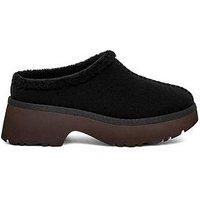 UGG women/'s New Heights Cozy Clog, Black, 4 UK