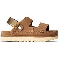 UGG Women's Goldenstar Glide Suede Double Strap Sandals - UK 3