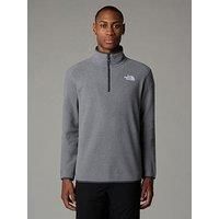 The North Face Men'S 100 Glacier 1/4 Zip Fleece - Grey