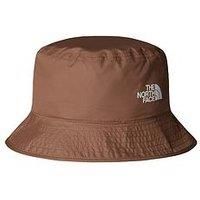 The North Face Unisex Sun Stash Hat, Latte/TNF Black, S/M