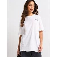 The North Face Women/'s S/S Essential Oversize T-Shirt TNF White L