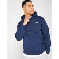 The North Face Men/'s Simple Dome Hooded Sweatshirt, Summit Navy, L