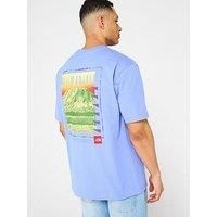 The North Face Unisex Axys Oversized S/S T-Shirt Virtual Blue XXS