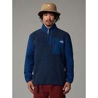 The North Face Men/'s Yumiori 1/4 Zip Sweatshirt, Summit Navy/Estate Blue, XXL