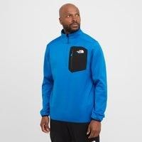 Men's Crest 1/4 Zip Fleece, Blue