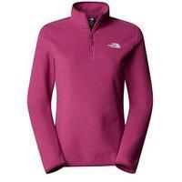The North Face Women'S 100 Glacier 1/4 Zip Fleece - Dark Pink