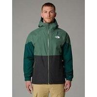 The North Face Men/'s Lightnin Zip-In Jacket, Asphalt Grey/Duck Green, XL
