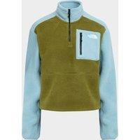The North Face Women/'s Yumiori 1/4 Zip Sweatshirt, Forest Olive/Shallow Bl, XS