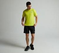 The North Face Men/'s 24/7 S/S Embossed T-Shirt, Sulphur Spring Green Te, S