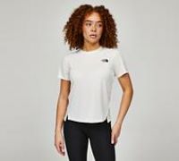 The North Face Women/'s Flex S/S Reg T-Shirt, White Dune, XS