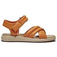 Timberland Belmar Waves Backstrap Sandal - Medium Orange Full Grain