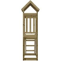Freeport Park Favela Climbing Frame Grey Brown 214cm H X 52.5cm W X 110.5cm D