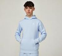 Jordan Junior Brooklyn Essentials Fleece Hoodie - Blue - Size L/B