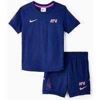 Nike Kids Boys Dri-Fit Mbappe Shorts And T-Shirt Set - Blue