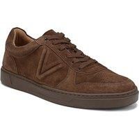 Vionic Men/'s Lucas Court Oxford, Dark Brown Waxed Suede, 6.5 UK