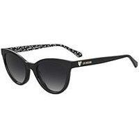 MOSCHINO LOVE MOL079/S INA BLACK PATTERN BLACK 52/20/140 WOMAN Sunglasses