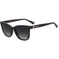 MOSCHINO LOVE MOL078/S INA BLACK PATTERN BLACK 54/17/140 WOMAN Sunglasses