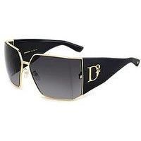 DSQUARED2 Women/'s D2 0154/S Sunglasses, Rose Gold, 73/16/125