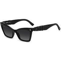 Dsquared2 Sunglasses ICON 0026/S  807/9O Black grey Woman
