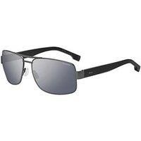 Hugo Boss 1761/S Men Sunglasses Matte Dark Ruthenium , Aviator