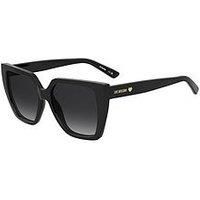 Love Moschino Mol088/S Acetate Sunglasses - Black