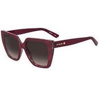 Love Moschino Mol088/S Acetate Sunglasses - Bright Red
