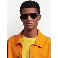 Polaroid Poloroid Grey Pz Metal Pilot Sunglasses