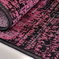 Rio Aayusha Violet/Black Rug Purple/Black Rectangle 120 x 170cm