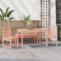 Alpen Home Gerton Rectangular 4 - Piece 4 - Person 121Cm L Outdoor Table Set Solid Wood 4