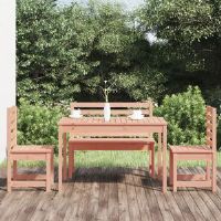 Alpen Home Belfair Rectangular 4 - Piece 4 - Person 121Cm L Outdoor Table Set Solid Wood 4