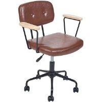 Borough Wharf Schererville Desk Chair Brown 87cm H X 62cm W X 62cm D