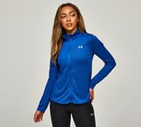 Under Armour Womens UA Tech Full Zip Top - Blue - Size XS