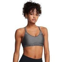 Under Armour Womens Training Crossback Low Support Sports Bra - Grey
