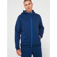 Under Armour Mens Training Armour Fleece Pro Full Zip Hoodie - Blue