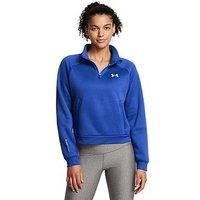 Under Armour Womens Training Fleece Sweatshirt- Blue