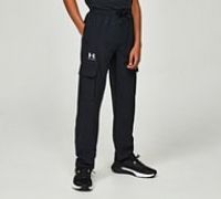 Under Armour Junior Icon Woven Cargo Pant - Black - Size S/B
