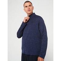 Under Armour Mens Tech Textured 1/2 Zip Sweatshirt (Grey)