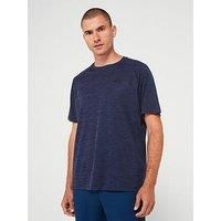 Under Armour tech textured t-shirt in navy