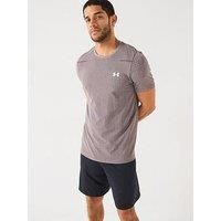 Under Armour Mens Training Vanish Seamless Grid Short Sleeve - Grey