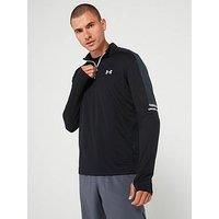 Under Armour Mens Training Tech Utility 1/4 Zip - Black