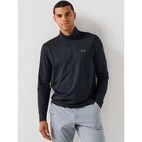 Under Armour Mens Match Play Quarter Zip Pullover Black M