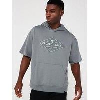 Under Armour Men'S Training Project Rock Short Sleeve Hoodie - Clay Green