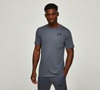 Under Armour UA Mens T Shirt  Sportstyle Crew Sports Gym Top Tee Grey S-XXL