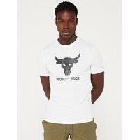 Under Armour Men'S Training Project Rock Payoff Graphic T-Shirt - White
