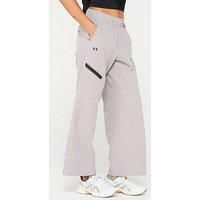 Under Armour Womens Lifestyle Unstoppable Woven Wide Leg Pants - Grey