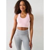 Under Armour Women'S Training Vanish Seamless Mid Support Sports Bra - Pink