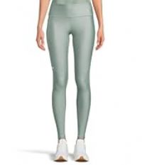 Under Armour Women/'s HeatGear High Waisted Pocketed No-Slip Leggings, (348) Silica Green / / White, XL