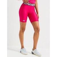 Under Armour Women'S Training Heatgear 8 Inch Bike Shorts - Pink
