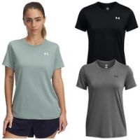 Under Armour Ladies Tech T-Shirt Loose Comfort Lightweight Gym Training UA