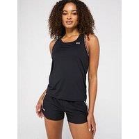 Under Armour Women/'s Tech Knockout Tank, Ultra-Light and Breathable Running Vest, Athletic Sleeveless Tank Top for Women, Black / / White, SM